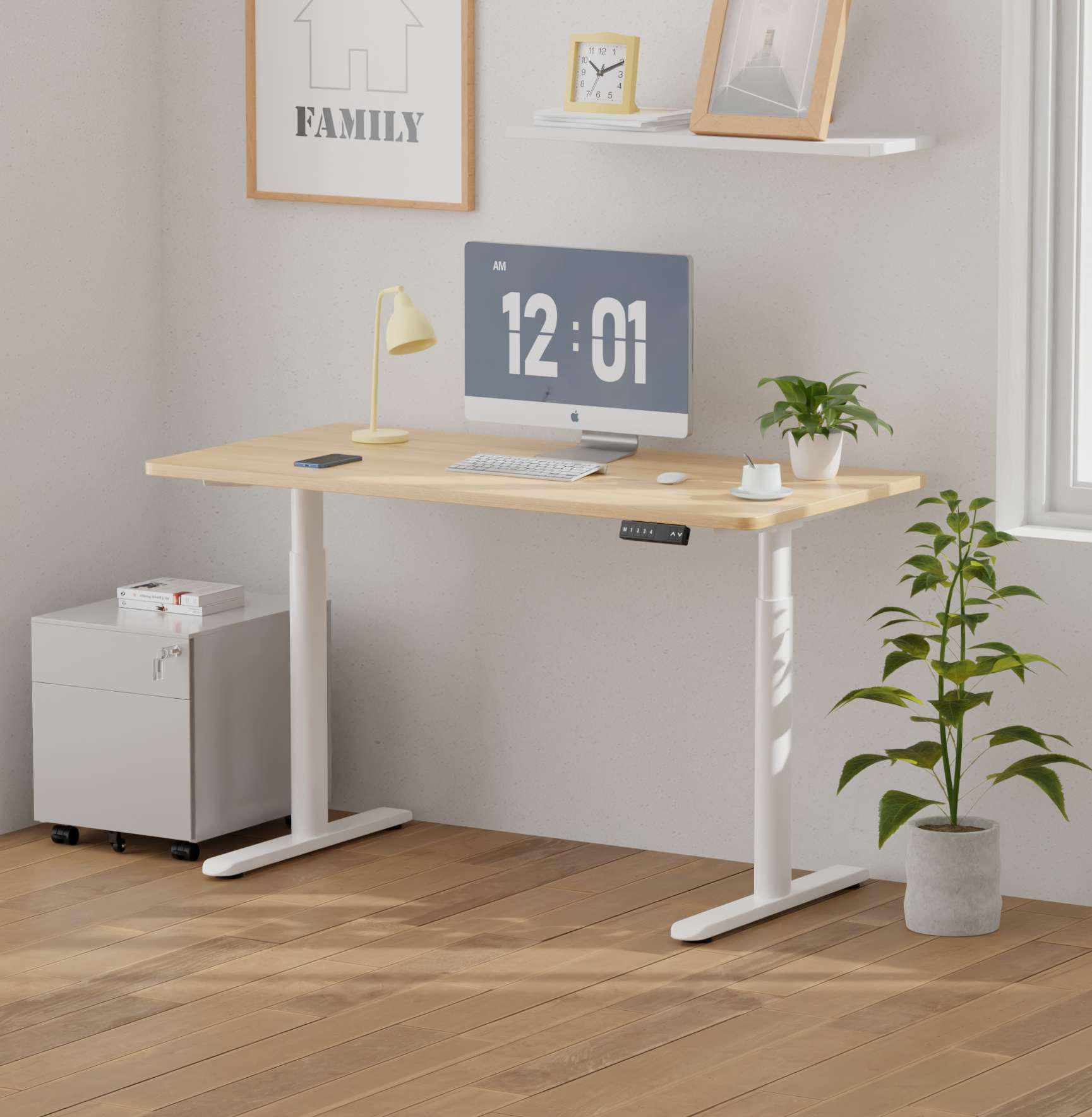 MESA L AJUSTE DE ALTURA 1500 750mm